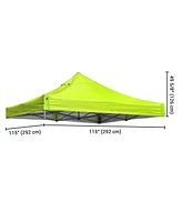 InstaHibit 9.6x9.6Ft Pop up Canopy Top Cover for Replacement UV50+ Picnic Bbq
