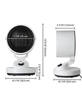 Pack 1500W Ptc Oscillating Ceramic Heater Fan Warm & Cool Overheat Protection