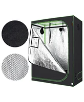 Yescom 60"x32"x80" Indoor Grow Tent Reflective Mylar Hydroponic Plant Window
