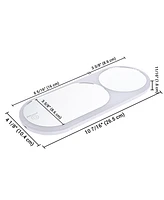 Byootique Car Visor Vanity Mirror w/ Led Light Sun Visor Cosmetic Mirror Travel