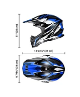 Ahr H-VEN25 Full Face Helmet Dot Adult Outdoor Motocross Off-Road Dirt Bike