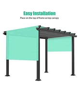 8x16 Ft Universal Pergola Canopy Replacement Cover Sun Shade Rod Pocket Patio