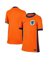 Nike Big Boys and Girls Orange Netherlands National Team 2024 Home Replica Blank Jersey