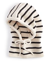 On 34th Women's Striped Drawstring Balaclava, Created for Macy's