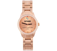 Spgbk Watches Women's Raleigh Rose Gold-Tone Stainless Steel Bracelet Watch 32mm