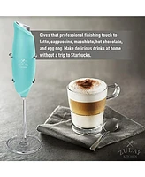 Zulay Kitchen Easy Use Frother Handheld Foam Maker - One Touch Milk