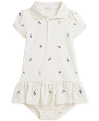 Polo Ralph Lauren Baby Girls Embroidered Cotton Dress