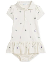 Polo Ralph Lauren Baby Girls Embroidered Cotton Dress