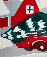 Holiday Lane Tree Truck Decorative Pillow, 12" x 22", Created for Macy's