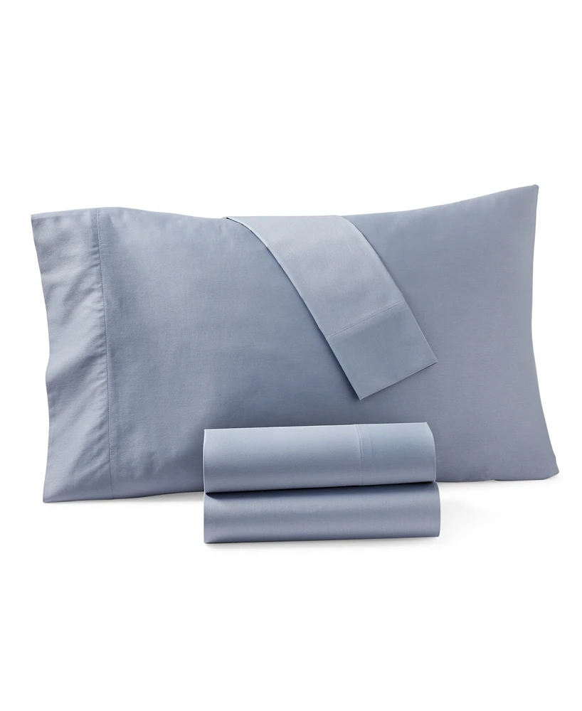 Oake 300-Thread Count Cotton 2-Pc. Pillowcase Set, King, Exclusively at Macy's