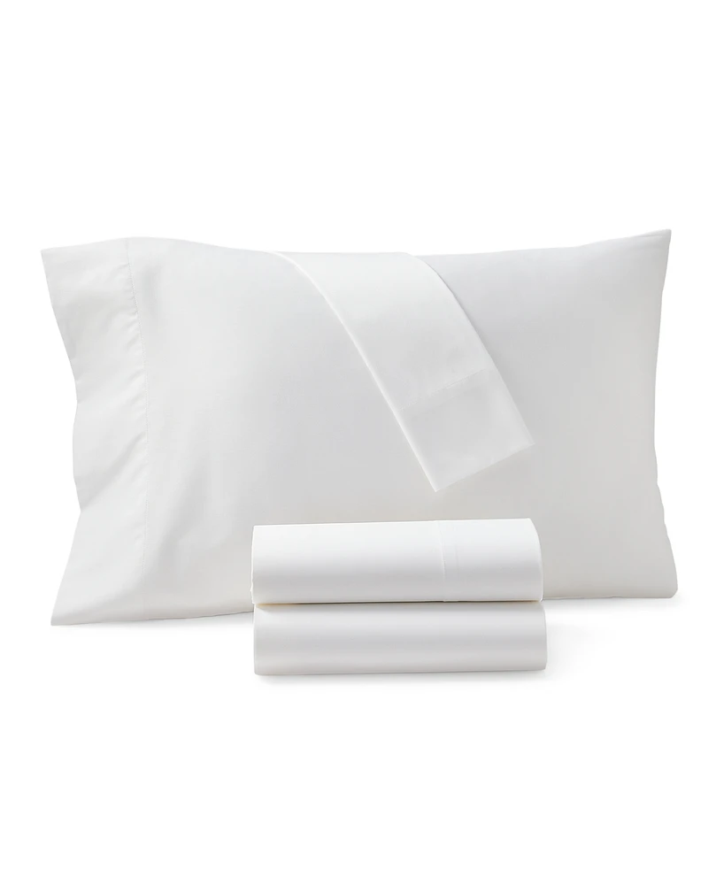 Oake Organic 300-Thread Count Cotton 3-Pc. Sheet Set, Twin, Exclusively at Macy's