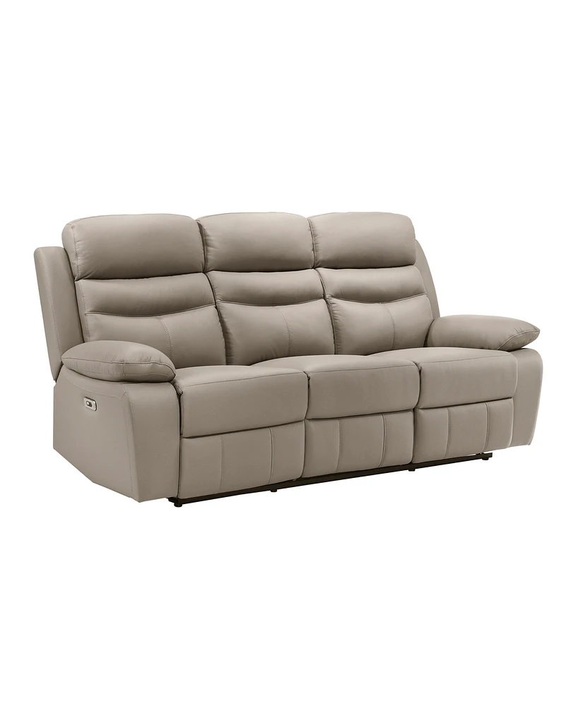 Homelegance White Label Rittman 87" Power Double Reclining Sofa