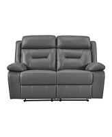 Homelegance White Label Corvallis 63" Double Reclining Love Seat