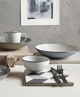 Denby Studio Grey Large Ridged Bowl
