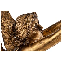 Dahlia Studios Golden Angel 38 1/2" High Statue Candle Holder