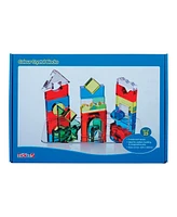 TickiT Color Crystal Blocks with Activity Cards - Set of 25