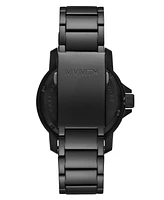 Mvmt Men's Cali Diver Ionic Plated Black Stainless Steel Watch 40MM