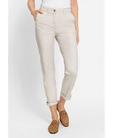 Olsen Women's Lisa Fit Straight Leg Cropped Pant