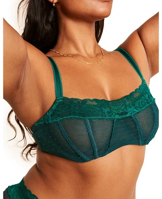 Adore Me Women's Ellanora Unlined Balconette Bra