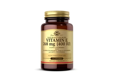 Solgar Vitamin E Mixed (d-Alpha Tocopherol and Mixed Tocopherols), 400 Iu
