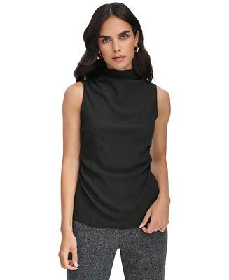 Calvin Klein Women's Mock-Neck Sleeveless Top