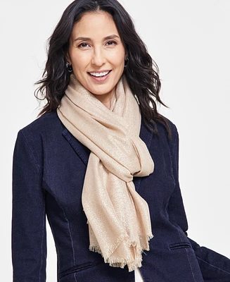 I.n.c. International Concepts Women's Shimmer Wrap Scarf, Created for Macy's