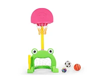 Slickblue 3-in-1 Kids Basketball Hoop Set Stand