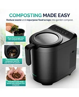 Luma Comfort Luma Electric Kitchen Composter, 2.5L Capacity Odorless Countertop Compost Bin
