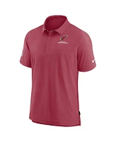 Nike Men's Cardinal Arizona Cardinals Sideline Lockup Performance Polo