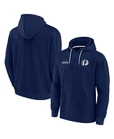 Fanatics Signature Men's and Women's Navy Dallas Mavericks Elements Super Soft Fleece Pullover Hoodie