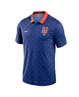 Nike Men's Royal New York Mets Legacy Icon Vapor Performance Polo