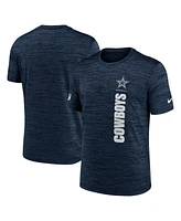 Nike Men's Navy Dallas Cowboys 2024 Sideline Velocity Performance T-Shirt