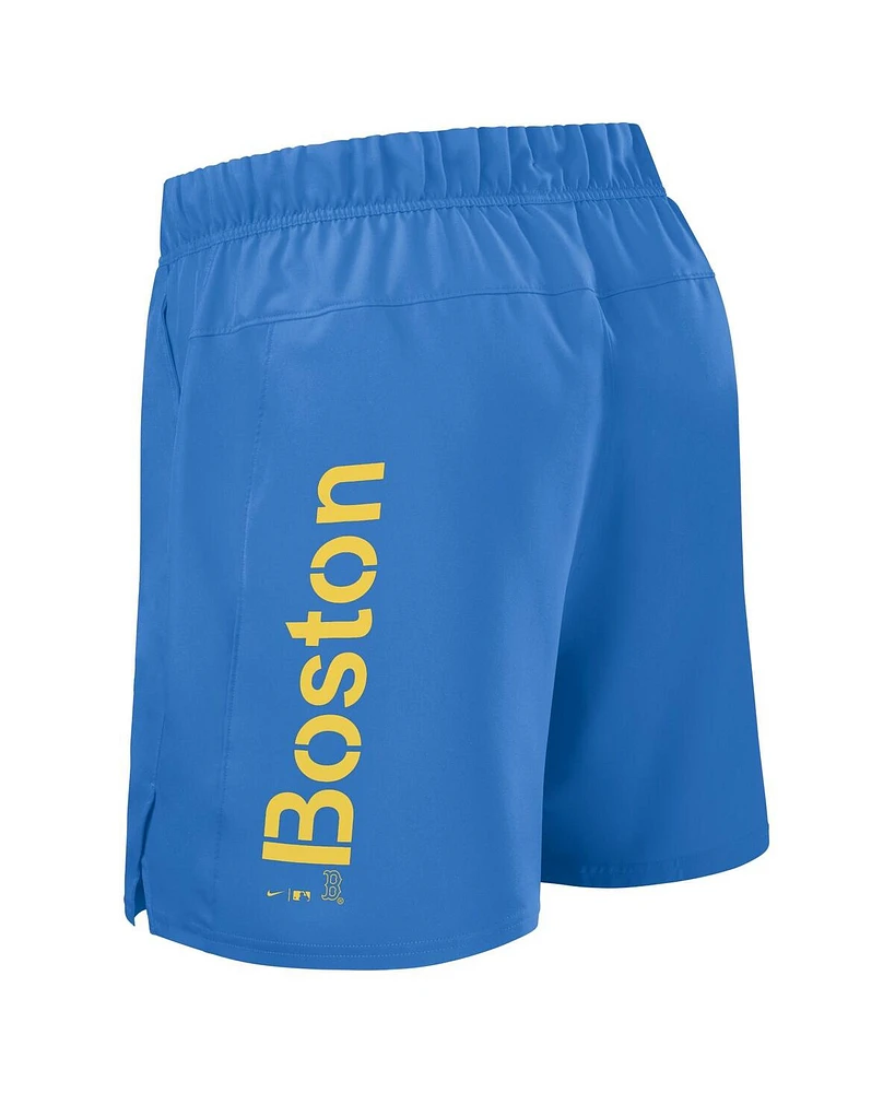 Nike Men's Light Blue Boston Red Sox 2024 City Connect Woven Victory Performance Shorts