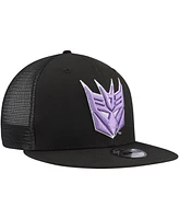 New Era Big Boys and Girls Black Transformers 9FIFTY Trucker Snapback Hat