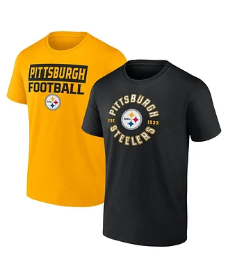 Fanatics Men's Pittsburgh Steelers Serve T-Shirt Combo Pack