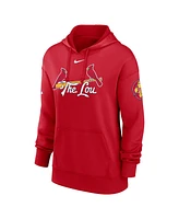 Nike Women's Red St. Louis Cardinals 2024 City Connect Authentic Collection Practice Performance Pullover Hoodie