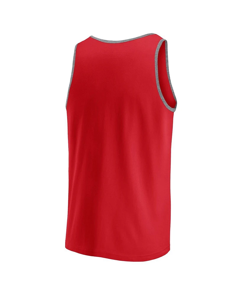 Fanatics Men's Red Philadelphia Phillies Bet Tank Top