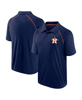 Fanatics Men's Navy Houston Astros Strong Alone Raglan Polo