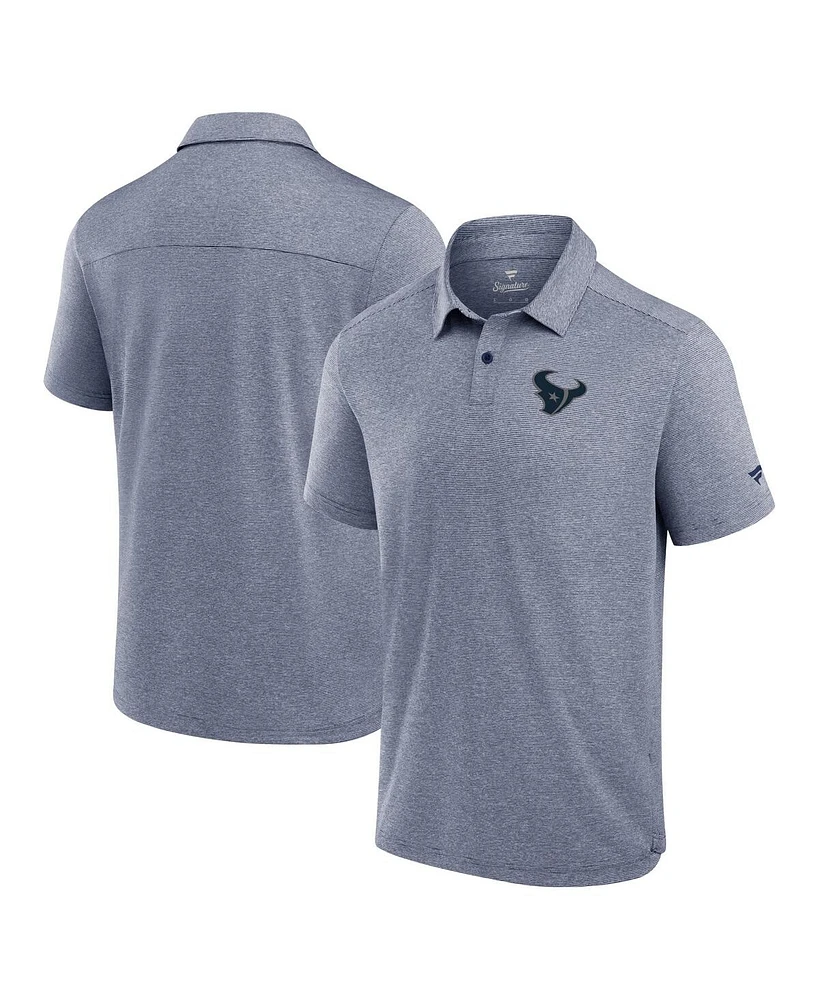 Fanatics Signature Men's Navy Houston Texans Front Office Tech Polo Shirt