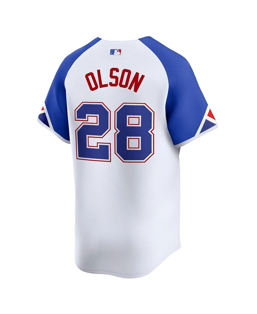 Nike Men's Matt Olson White Atlanta Braves City Connect Limited Player Jersey