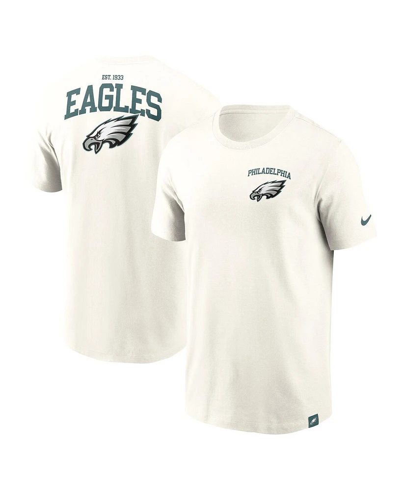 Nike Men's Cream Philadelphia Eagles Blitz Essential T-Shirt