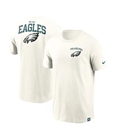 Nike Men's Cream Philadelphia Eagles Blitz Essential T-Shirt