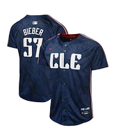 Nike Big Boys and Girls Shane Bieber Navy Cleveland Guardians 2024 City Connect Limited Jersey