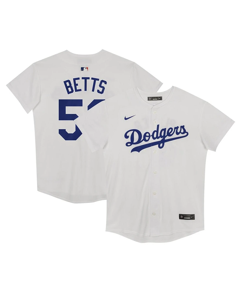 Nike Preschool Mookie Betts White Los Angeles Dodgers Home Game Jersey