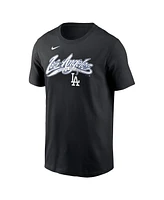 Nike Men's Black Los Angeles Dodgers Local Hometown T-Shirt