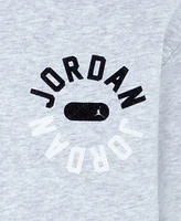 Jordan Big Boys Pe Heather Fleece Crewneck Sweatshirt