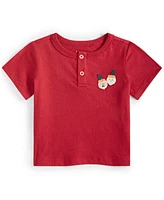 First Impressions Baby Boys Acorn Embroidered Henley, Created for Macy's