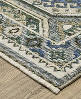 Oriental Weavers Hastings HA05H 2'3x7'6 Runner Area Rug