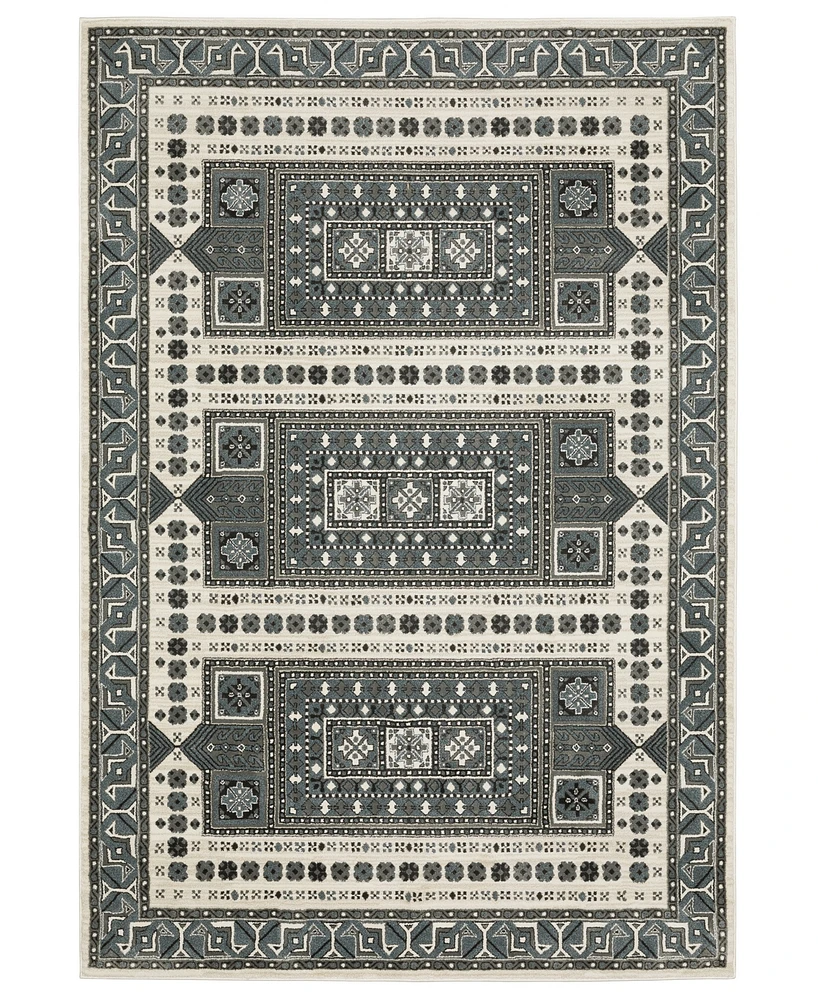 Oriental Weavers Raylan RAY01 2'3x7'6 Runner Area Rug