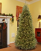 National Tree Company 7.5 ft. Pre-Lit Dunhill Fir Hinged Artificial Christmas Tree